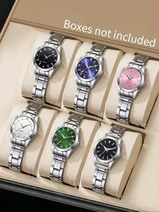 Women's Quartz Watch with Analog Dial, Modern Fashionable Wristwatch, Water-Resistant Design, Ideal Gift for Women & Girls, Perfect for Daily Wear