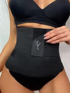 Waist Trainer Belt, Shapewear, Adjustable Magic Tape Design, Strong Abdominal Compression, Perfect for Fitness, Postpartum Recovery, Daily Wear
