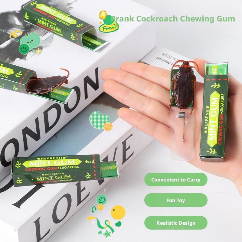 Popular April Fools’ Day Prank Cockroach Gum Toy Prop Gift
