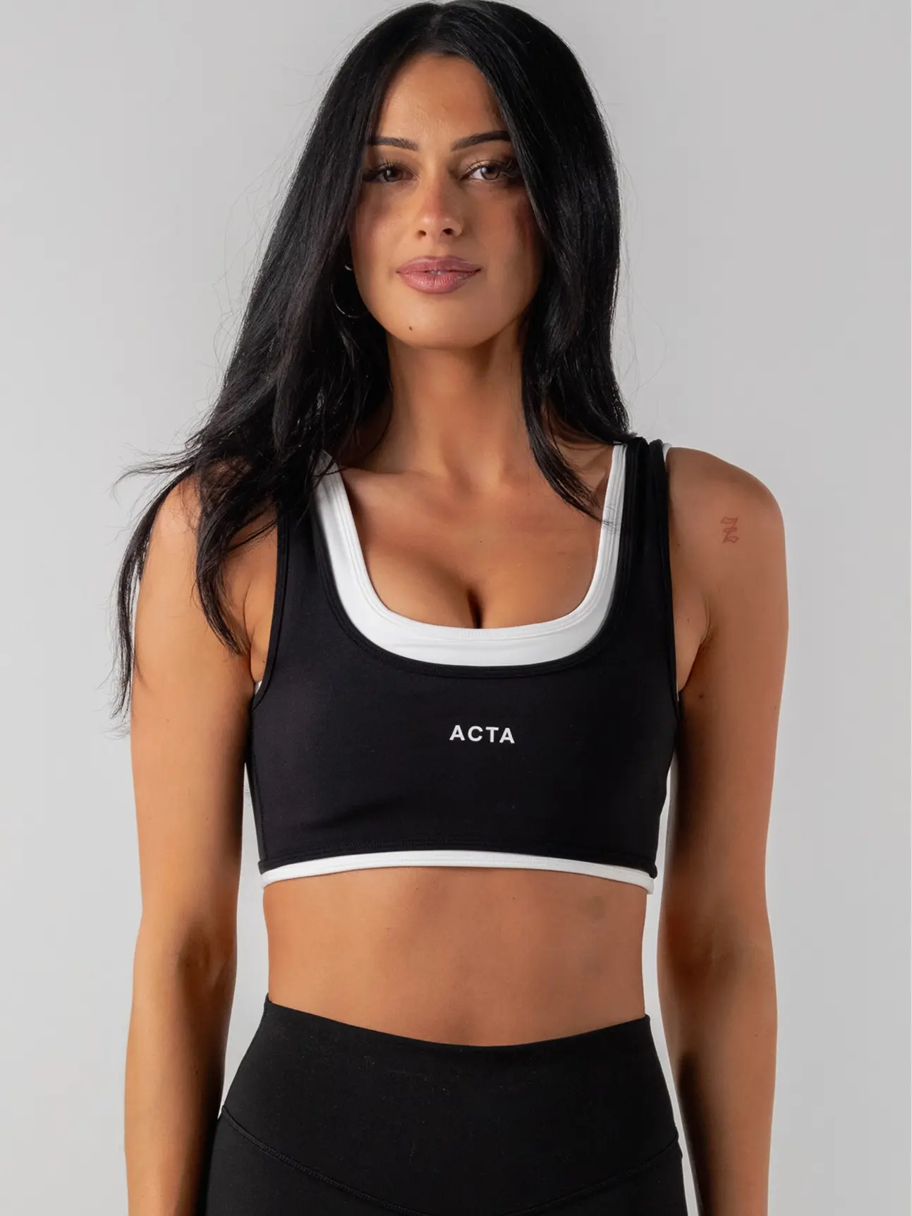 ACTA Double Up Sports Bra for Women, High-Impact Support for Running, Gym Workouts