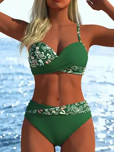 New Arrival Women's Swimwear Swimming Suit Beach Outfits Swimming Clothes Swim Dress Swimming Costume For Women Ladies Swimwear Summer Beach Festival Vacation Travel Sexy Modern Elegant Sophisticated Two Piece Set Woman Bikinis Set Best Selling