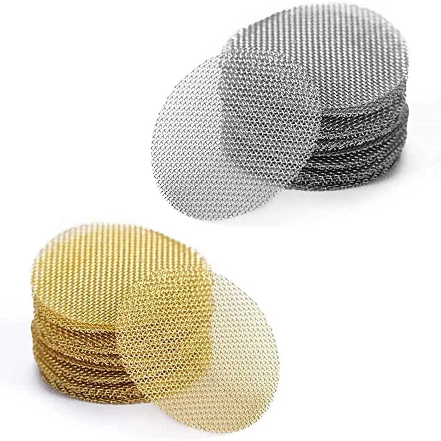 Free shipping/3p 100pcs Pipe Screens, 3/4 Inch Pipe Filters, 50pcs Stainless Steel Pipe Screens and 50pcs Brass Filters