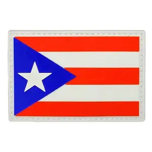 Puerto Rico Flag PVC Morale Patch [3.0 X 2.0 - PS2]