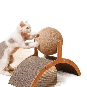 Cat Scratching Barrel for Cats Corrugated Paper Sisal Material Non-Shedding Scratch Resistant Claw Grinding Board Pet Scratcher Bed