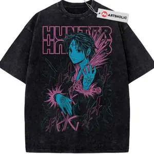 Chrollo Lucilfer Shirt, Hunter x Hunter Shirt, HxH Shirt, Anime Shirt, Vintage T-Shirt , Graphic Tee, Unisex Fashion, Full Color, Full Size, For Men, For Women