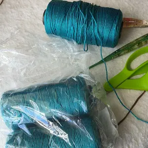 3-Pack 100g Ice Silk Yarn, Three-Ply Ice Silk Thread, Ideal for Crochet Hats, Handmade Bags, Knitted Seat Cushions, Shoe Laces, Nylon Thread #GLOBAL PICKS