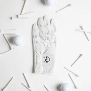 "White Out" Golf Glove | Premium Cabretta Leather | Men's & Women's Golf Accessory | Breathable, Durable, Comfortable
