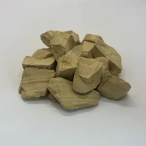 Layered Yellow Edible Clay | Lumps & Chunks, 200g(7oz), Zero Additives, Cosmetic Grade, Wet Mild Stickiness