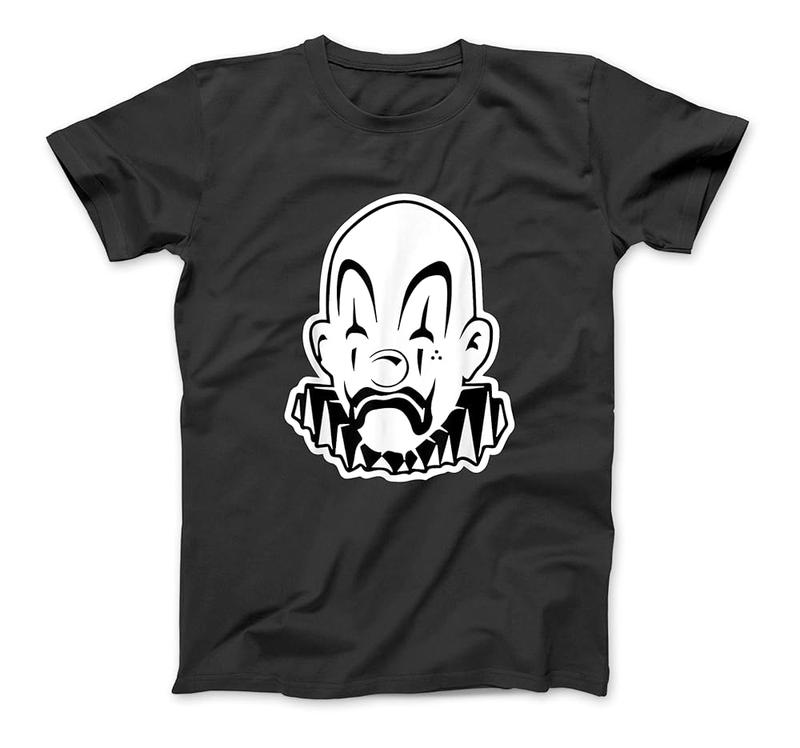 Payaso Chicano Clown Blackwork Minimal T-Shirt