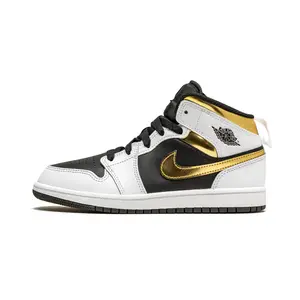 Jordan 1 Mid PS "White / Gold"