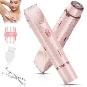 Women's Electric Bikini Trimmer - Waterproof Painless Razor & Body Shaver for Sensitive Skin