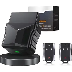 Replacement Key Fob: OBD Remote Start DIY Keyless Entry Compatible with 2015-2021 Silverado 1500 Sierra Canyon Colorado Chevy/GMC M3N32337100, 2 Set