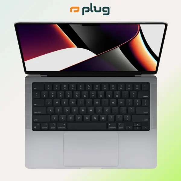 Refurbished MacBook Pro M1 Pro 512GB (14-Inch) 8-Core CPU 14-Core GPU - Acceptable Condition with 1-Year Warranty by Plug Refurbished MacBook Pro M1 Pro 512GB (14-Inch) 8-Core CPU 14-Core GPU - Acceptable Condition with 1-Year Warranty by Plug
