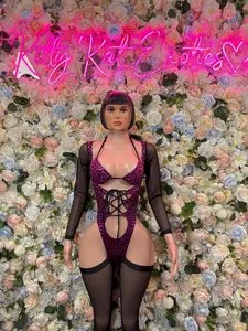 Bottlegirl Purple Cheetah One Piece Bidysuit Outfit, Bartender Uniform, Rave Festival Wear, Exotic Dancewear, Clubwear Costume, Waitress Set