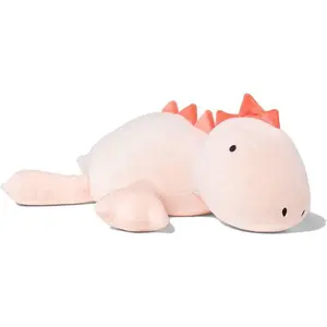 KOWSI ®   1.4 LB Weighted Stuffed Stegosaurus - 16 Inch Squished Long Dinosaur Pillow - Soft Stuffed Animal Toy - Lumbar Back Cushion Soothing for Kids Adults (Stegosaurus)