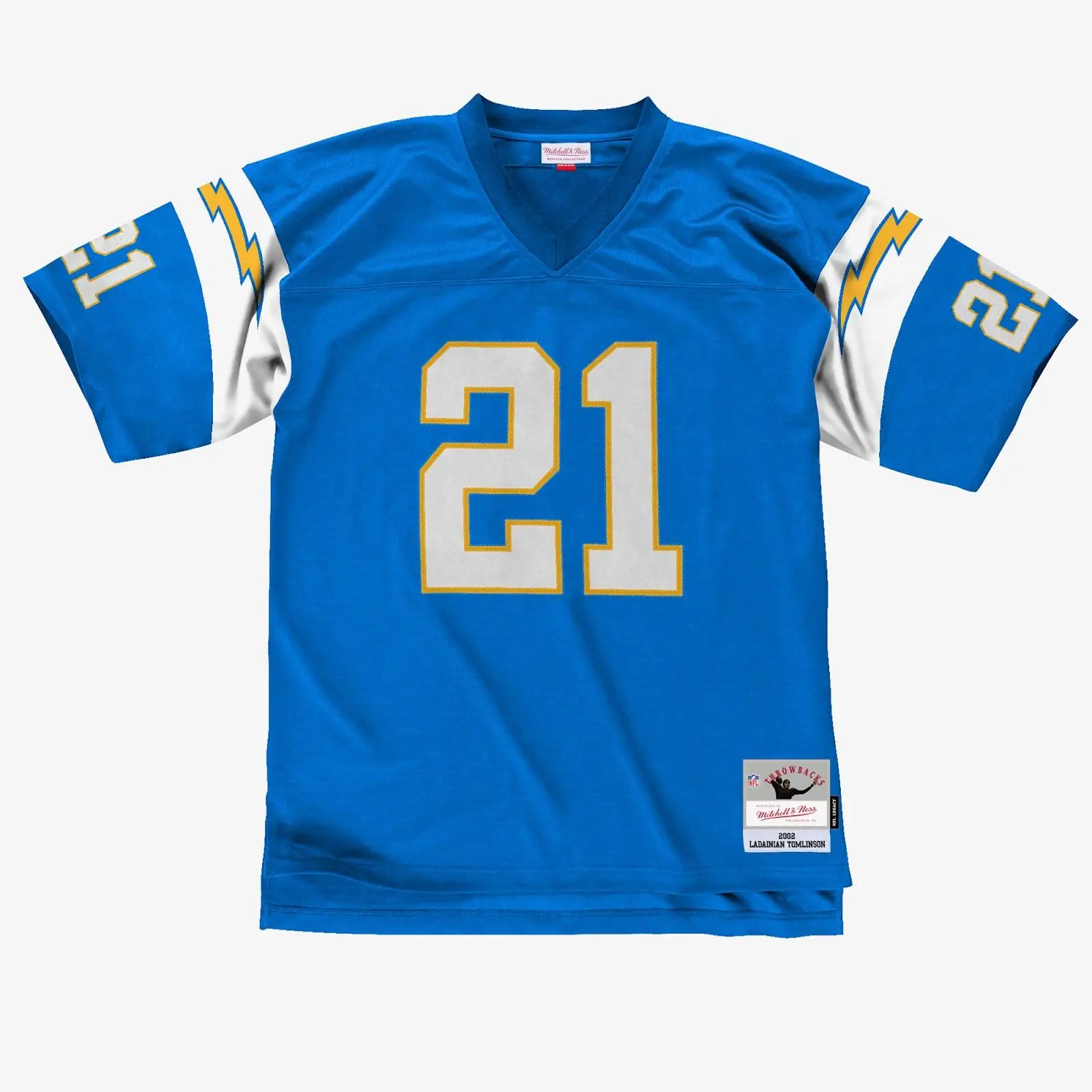 LaDainian Tomlinson San Diego Chargers Powder Blue 2002 Legacy Player Jersey NFL Throwback Mitchell & Ness