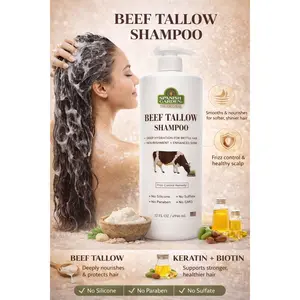 Beef Tallow Shampoo – Deep Hydration, Nourishment & Shine