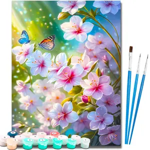 Paint by Numbers Kit for Adults Beginner,Easy Adult Paint by Number Kits on Canvas DIY Painting for Surprise Gift Home Wall Decor 16x20 Inch