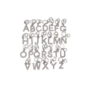 Bling Initial Charm