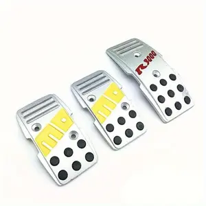 Aluminum Racing Car Accelerator Brake Pedals Clutch Pedal for Manual Transmission Car