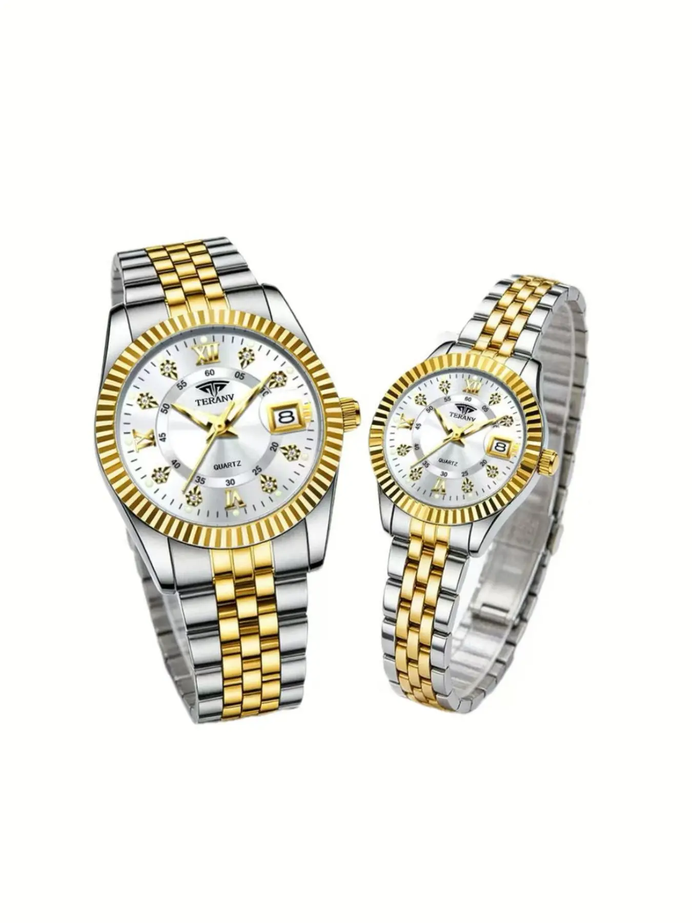 New Fashion Men Women Couple Watch Luminous Calendar Quartz Casual Wristwatch, Luminous Date Wristwatch, Quartz Analog Watch, Stylish Unisex Timepiece for Daily Use, Quartz Watches
