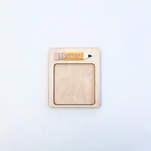 3D Teacher Appreciation Sticky Note Holder | Personalized Wood Teacher Gift