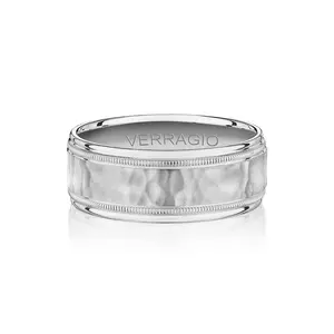Verragio 8mm Hammered Matte Finish Band VWS-208-8