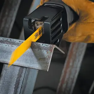 5pcs High-Speed Reciprocating Saw Blade- Dual Metal Material, Lengths 24.13cm to 31.75cm Various Sizes, Suitable for Woodworking and Home Improvement Projects, Essential for Durable Cutting Tool| Dual Metal Structure, Reciprocating Saw Blade