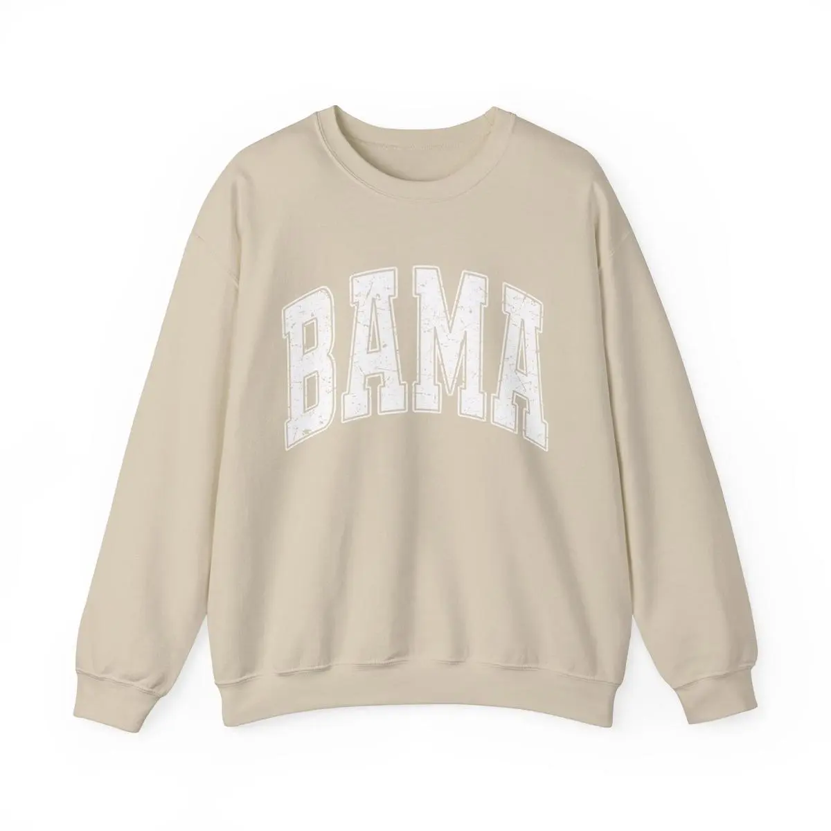 Bama Sweatshirt OG Faded Vintage Aesthetic Varsity Style Crewneck Cute Cozy Retro Style Distressed Bama Crewneck Alabama Unisex Sweatshirt