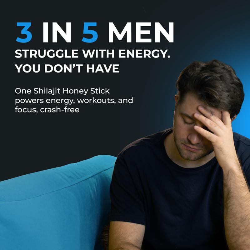 10-in-1 Pure Himalayan Shilajit Sticks Pro (Classic Honey) - Pack of 10