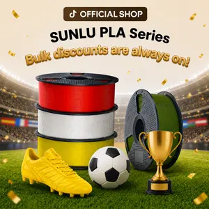 SUNLU PLA Super Vibrant Colors 1KG 1.75mm/0.0689inch High Precision Filament for Smooth 3D Prints Compatible with Bambulab Creality Flashforge Elegoo Prusa Anycubic FDM Printers Tangle-Free