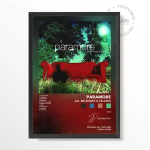 DICH - paramoreAllWeKnowIsFallingposter Poster - Unframed #386