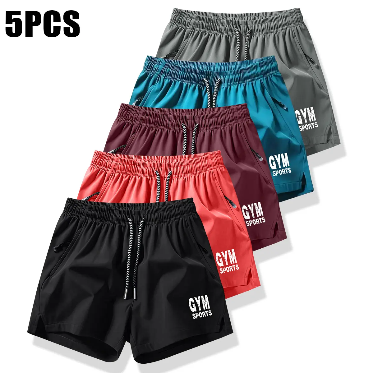 Black + Watermelon Red + Wine Red + Lake Blue + Li