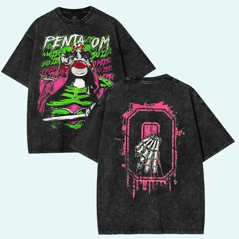 Penta El Zero Miedo Wrestling T-Shirt | Lucha Libre Graphic Tee | Zero Fear Skeleton Hand Shirt, Unisex Wrestling Fan Merch, Streetwear Gift for Wrestling Enthusiasts Cotton Menswear Womenswear