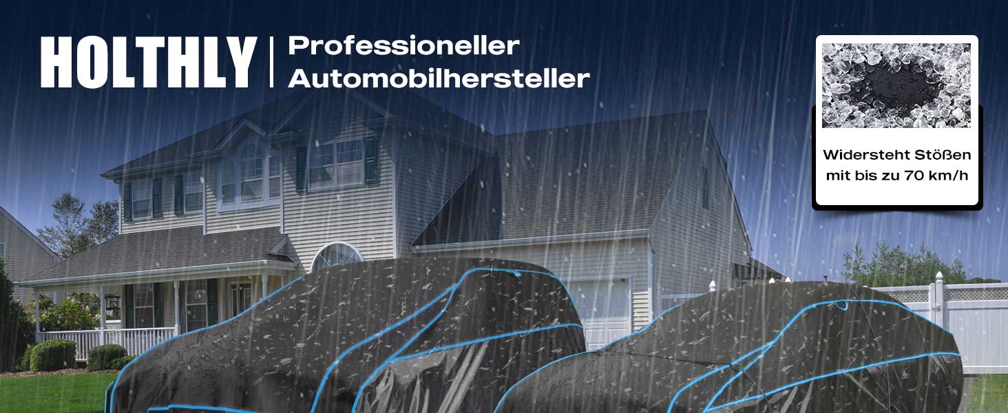 Hail Protector Car Cover, Outdoor Anti Hail Car Covers Thick Multi-Layered EVA, Hail Proof Car Cover Waterproof All Weather, Hail Protection Padded Fit Sedan/Coupe/SUV/Jeep