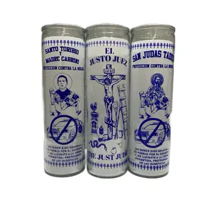 Triangle of candles-Protection against immigration  120 hr burning time