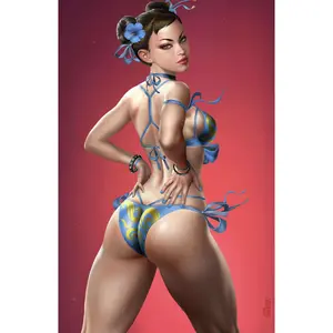 STREET FIGHTER & FRIENDS SWIMSUIT SPECIAL 2025 #1 BURNS - RED - LTD 500