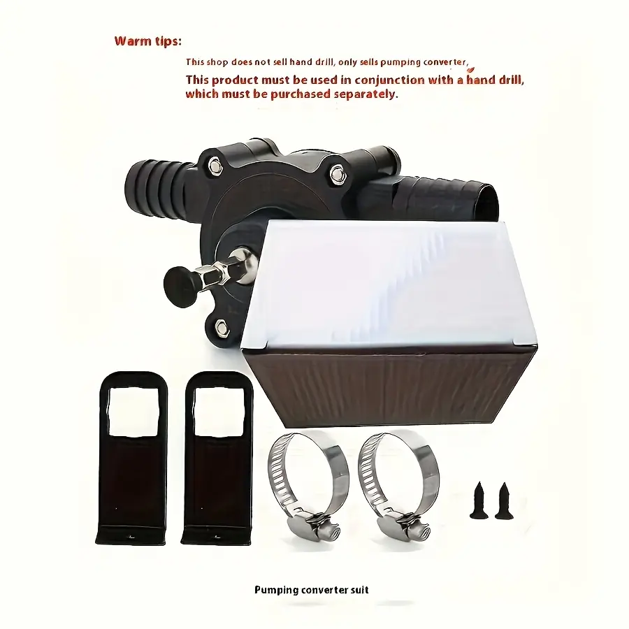 Hand Pump Water Drill Transfer Pump, Self Priming Fluid Water Transfer Pump Mini Electric Drill Pump Electric Fluid Transfer Pump Liquid Transfer Pump Converter Convenience