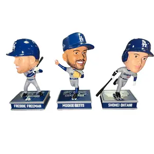 LOS ANGELES DODGERS 2025 BACK TO BACK WORLD SERIES CHAMPIONS BIG HEAD BOBBLEHEAD 3-PACK