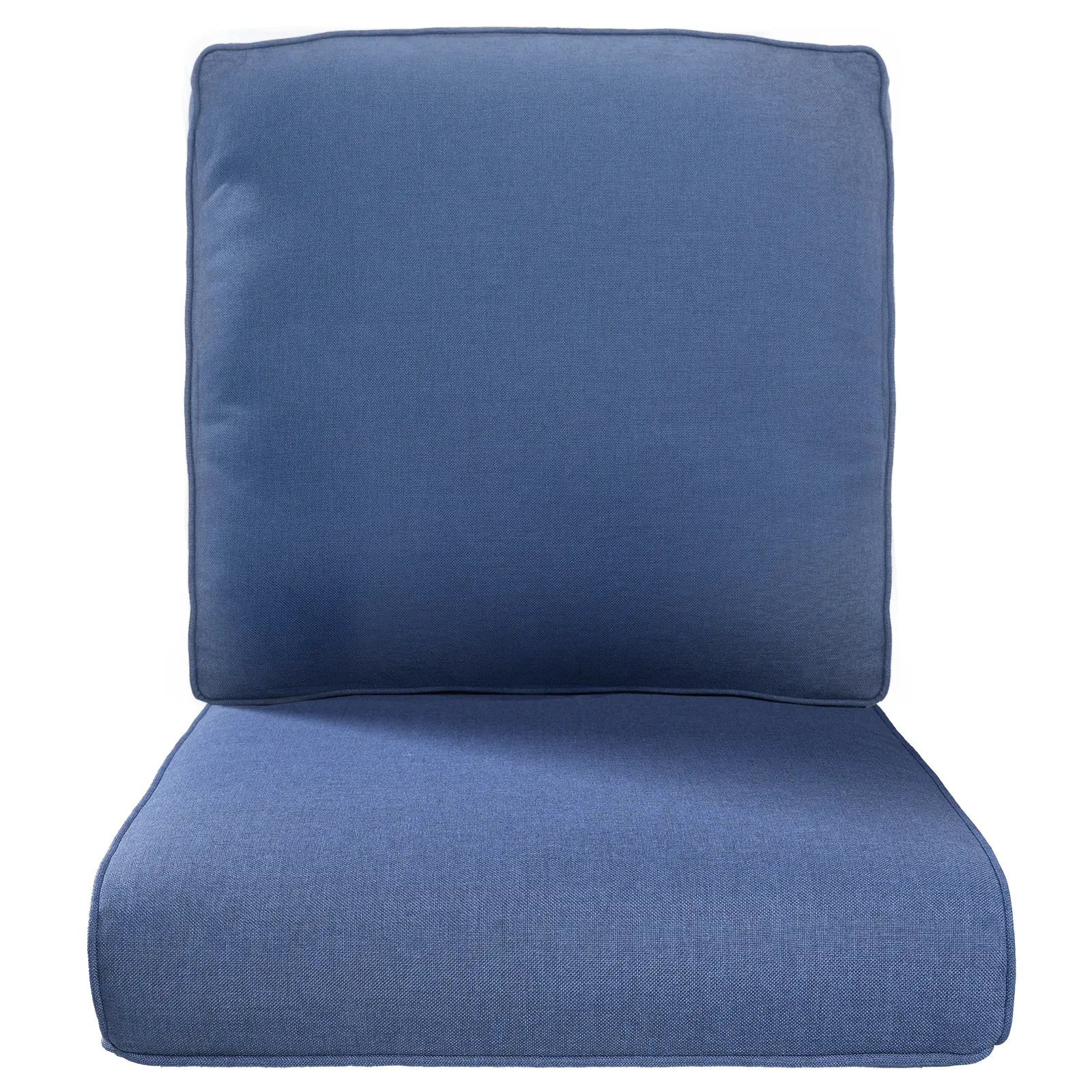 Pop 22x25/22x24 Outdoor Replacement Cushions - 1 Set High Back Deep Seat Patio Furniture Cushion for Wicker Dining Swivel Rocking Chairs Rattan Loveseat Couch Sectional Sofa