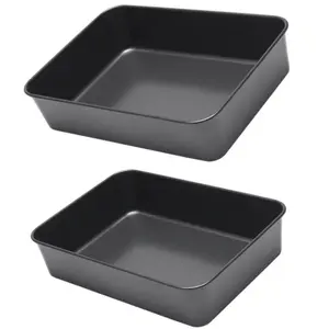 Tray Set, Round/square Cake Pan, Bread Plate, Cookie Sheets, 12 Cup Muffin Pans, Carbon Steel Kitchen Utensils, Non Toxic Bakeware