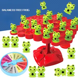 Frog Balancing Tree Children's Educational Board Game, Space Balancing Tree Stacking Game for Two Players