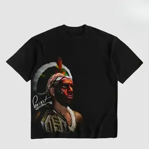 [ 🎉 Sale Up To 50%] Alex Poatan Pereira Light Heavyweight Champion Heavy Cotton T-shirt Chama UFC Shirt UFC 320 Fan Apparel Gift For MMA Fan Menswear Breathable Print
