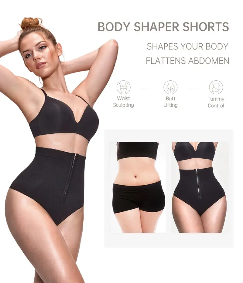 Product Introduction of VVL Christmas Tummy Control Butt Lifting Shapewear for Women Fajas Thong Shorts Butt Lifter with Button Closure, Casual Women's Shapewear Bottoms for Daily Wear, Shorts for Women 18