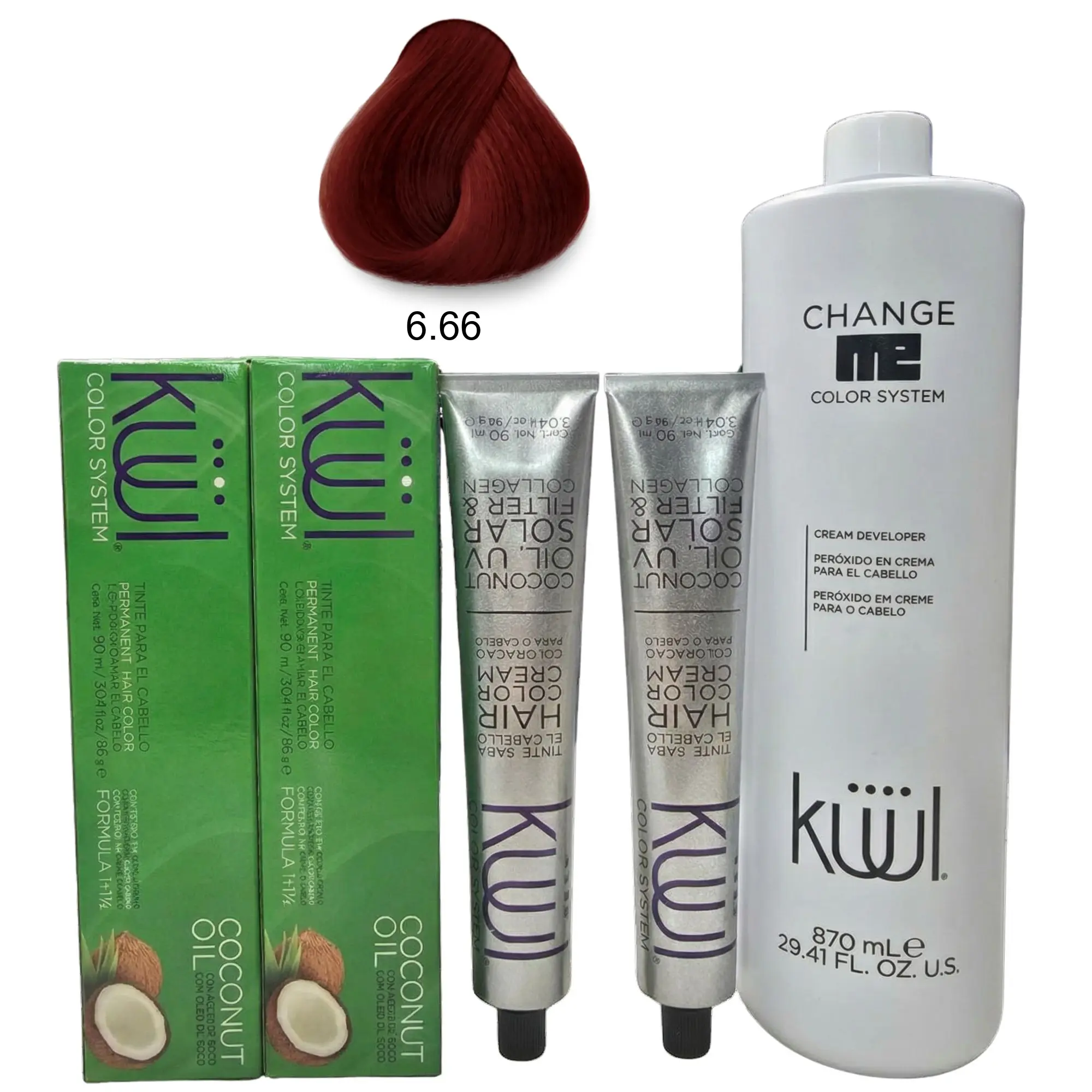 6.66 DARK BRIGHT RED BLONDE