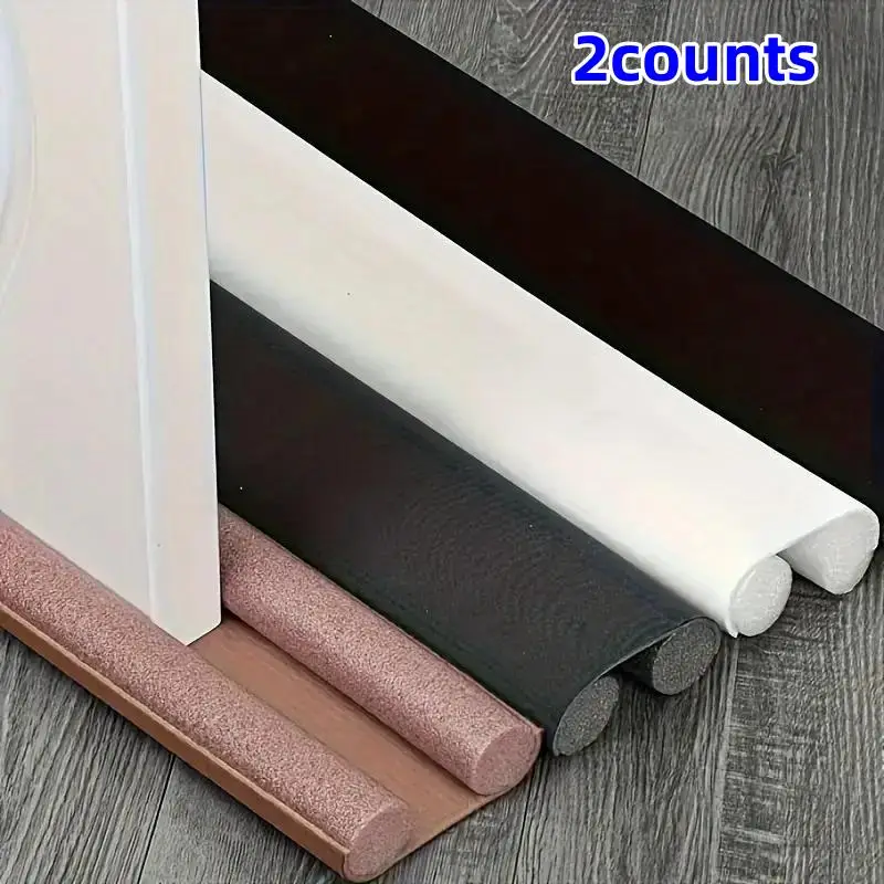 Door Bottom Seam Sealing Strip, 2 Counts Noise Reduction Door Bottom Seam Sealing Strip, Windproof Door Bottom Sealing Strip for Hotel, Restaurant, Of