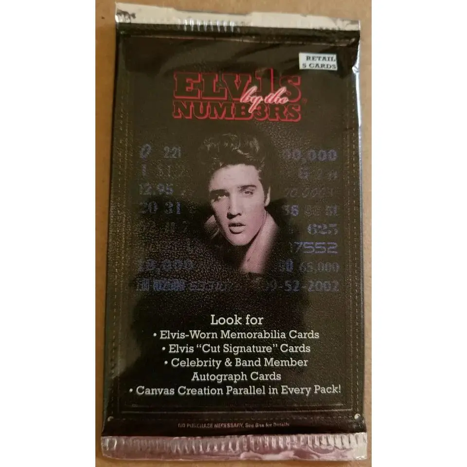 press pass elvis by the numbers booster pack