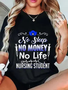 100% Cotton Funny Nursing Student - Future RN LPN Nurse Gift T-Shirt