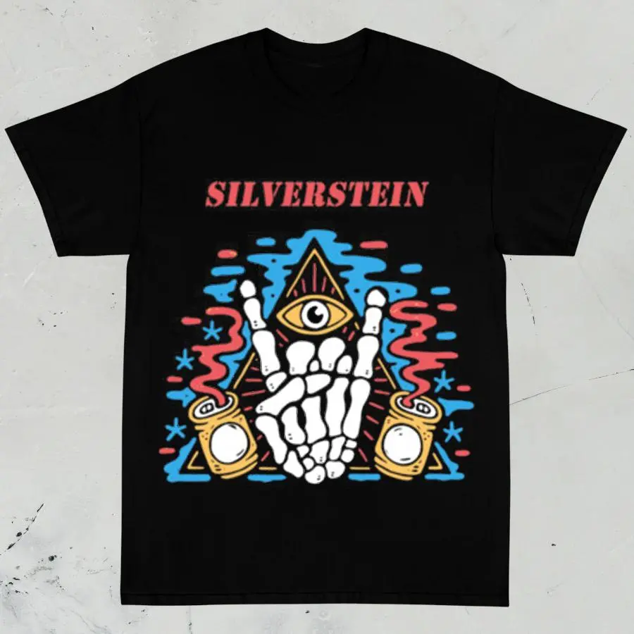 Silverstein 25 Years Of Noise Tour Vintage Concert T Shirt My Heroine Smile In Your Sleep Fan Gift Collection HY5741