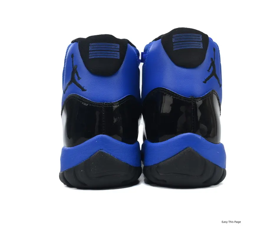 Unisex Blue Black Color Block High Top Retro Basketball Sneakers Gloss Patent Leather, Cushioned Midsole Fashion Casual Walking Street Trainers For Men Women Daily Streetwear